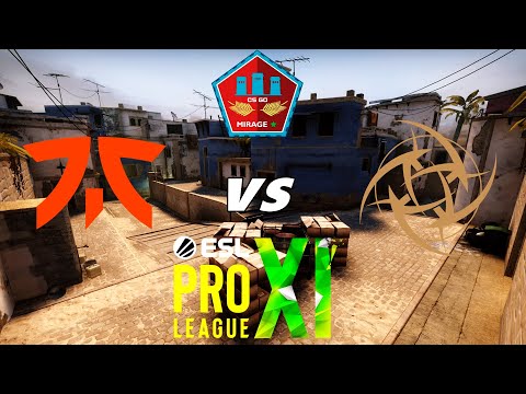Fnatic vs Ninjas in Pyjamas Best Moments (BO3) Map2 Mirage ESL Pro League Season 11