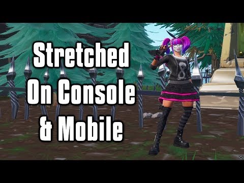 stretched resolution on console mobile fortnite mythbusters ep 3 - fortnite stretched res comparison