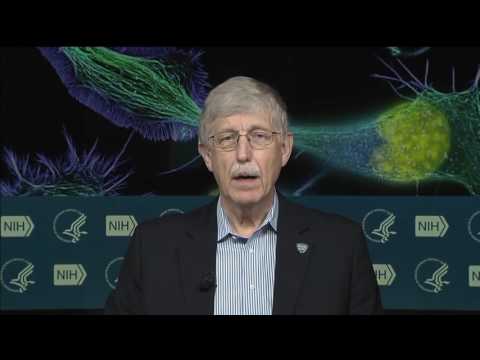 Dr. Francis Collins chats with Astronaut Kate Rubins on the International Space Station