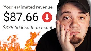 YouTube Ad Revenue Is Going DOWN (How To Tell)
