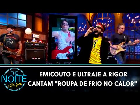 Emicouto e Ultraje a Rigor cantam "Roupa de Frio no Calor" | The Noite  (24/06/20)