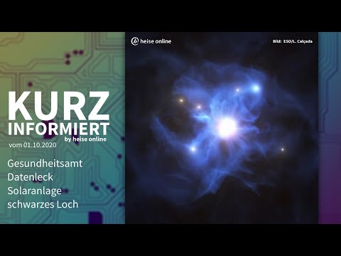Gesundheitsamt, Datenleck, Solaranlage, schwarzes Loch | Kurz informiert vom 01.10.2020 by heise