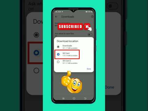🔴 How To Download  Movies Directly on Sd Card |chrome se sd card me kaise download kare 2024 #shorts