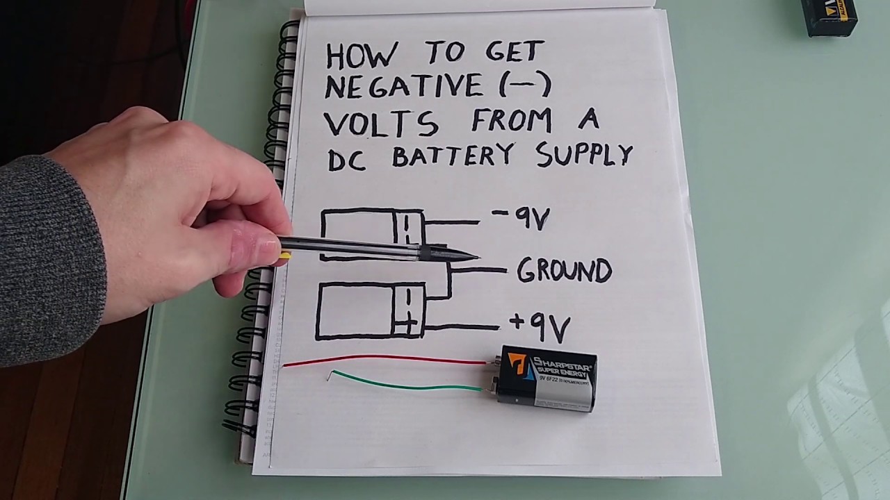 How To Get Positive And Negative Voltages From A DC Battery