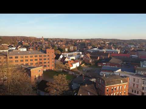 Ausblick auf Itzehoe vom Holstein Center 19.12.2020 [4K/60fps