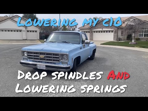 Is a 7 inch drop too low?  3inch drop spindles and 4 inch lowering springs for my c10