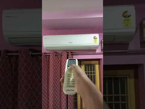 How to switch on AC.