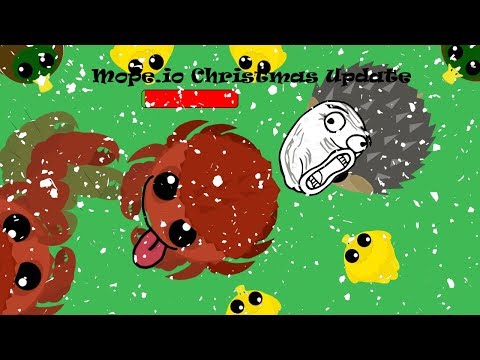 CHRISTMAS UPDATE IN MOPE.IO!//HEDGEHOG KILLS NEW KING CRAB//Chill 2nd Christmas special//Cat Origins