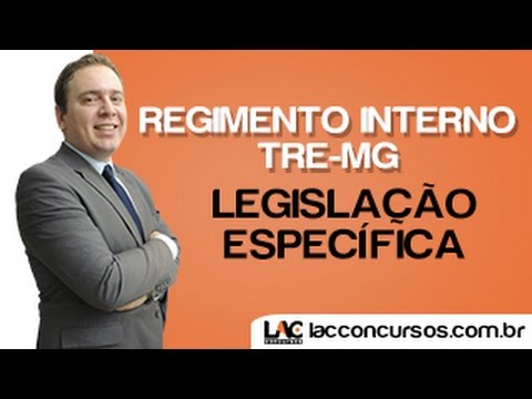 Regimento Interno TRE-MG - Legislação Específica - Pedro Sillas