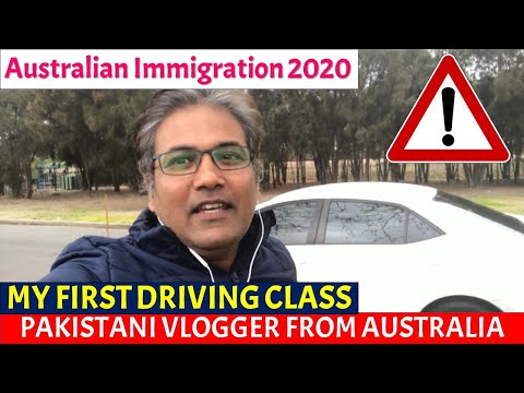 My First Driving Class After AUSTRALIAN IMMIGRATION | Pakistani Vlogger In Australia