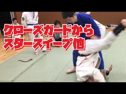クローズガードからアタックあれこれ。静岡県沼津・三島・長泉で格闘技