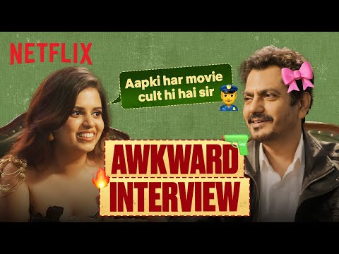 Nawazuddin’s MOST Awkward Interview With @aishmrj | Raat Akeli Hai: The Bansal Murders | Netflix