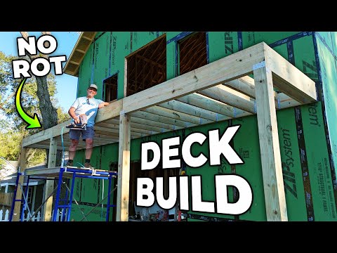 Building an ANTI-AGING Deck! No Water = No Repairs