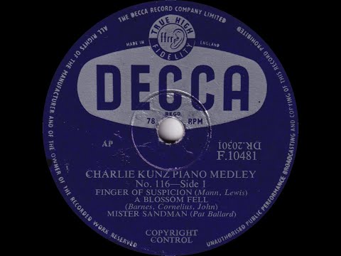 Charlie Kunz - Piano Medley, No. 116