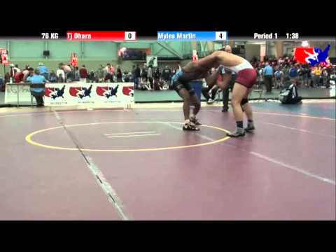 Tj Ohara vs. Myles Martin at 2013 FILA Cadet Nationals - FS