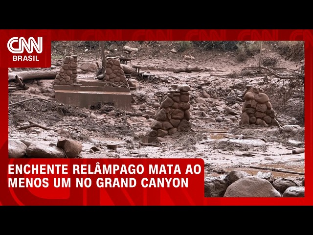 Enchente repentina mata 1 e deixa ao menos 15 desaparecidos no Grand Canyon | LIVE CNN