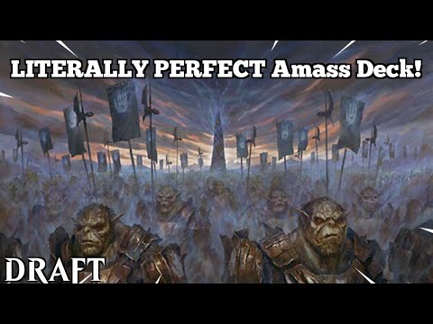 LITERALLY PERFECT Amass Deck! | Lord of the Rings Draft | MTGO