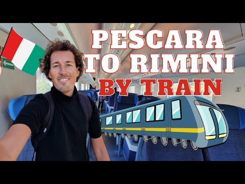 Pescara to Rimini by train in Italy