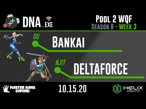 DNA.EXE S8:W3 - DU | Bankai (Zero Suit Samus) Vs. NJIT | DELTAFORCE (Link) - Pool 2 WQF