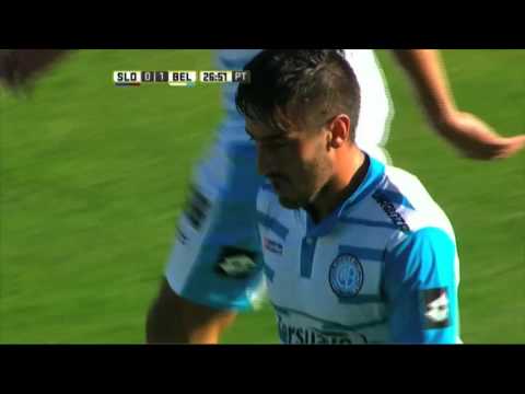 Gol de Luna. San Lorenzo 0 - Belgrano 1. Fecha 9. Primera División 2016.