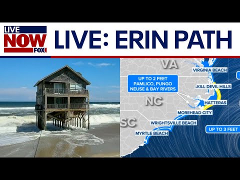 Video | BEACH CAMS: Hurricane Erin storm radar, Carolinas Outer Banks