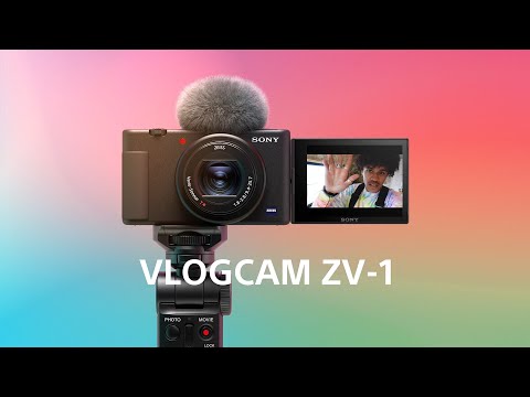 SONY Camera for Vlog 2.7x VLOGCAM ZV-1 Black 20.1 MP | eBay