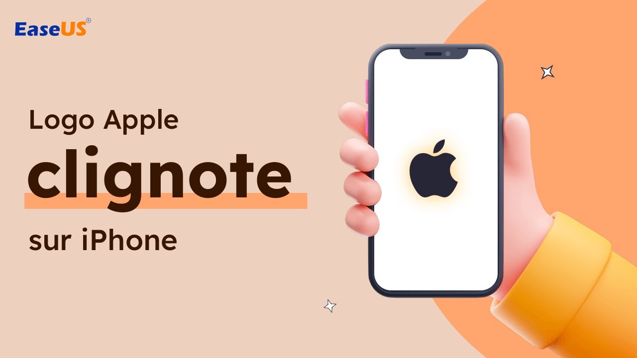 logo Apple qui clignote sur iPhone