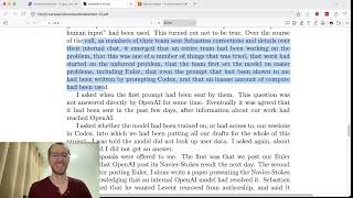 Allegations that OpenAI stole a Navier-Stokes solution?? Infinite drama blowup in finite time!