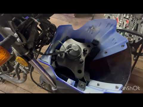 Мопед Nordwing, регулировка фары.