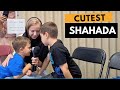 The Cutest Shahada Ever Mother And Kids Embrace Islam At Masjid Open House