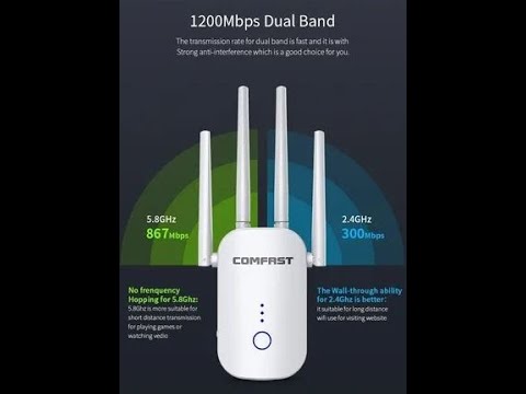 Configuração Repertidor Comfast CF-WR758AC