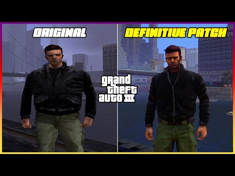 GTA III: ORIGINAL vs DEFINITIVE PATCH - Details Comparison