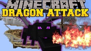 Minecraft: ENDER DRAGON DESTRUCTION (AVOID THE DRAGONS OR DIE!) Mini-Game