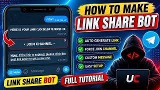 How To Make Telegram Link Share Bot | Full Setup Guide 2026 | Koyeb Free Deploy