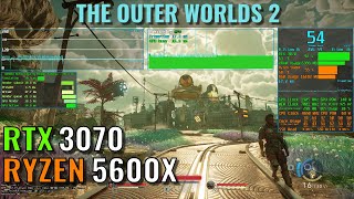 The Outer Worlds 2 - RTX 3070 - Ryzen 5600x - 1440p, 1080p - Fairfield Town Benchmark