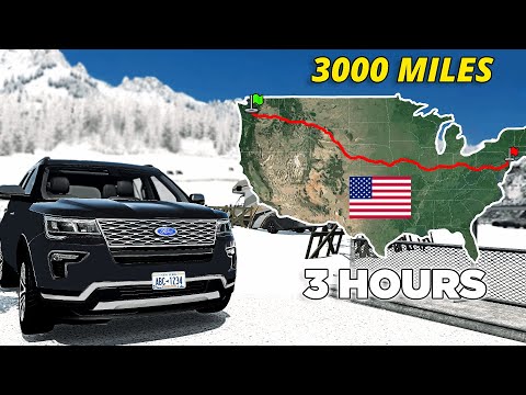 ATS Longest Winter Road Trip - Seattle to New York | American Truck Simulator