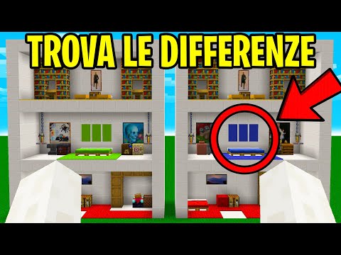 TROVA LE DIFFERENZE IN QUESTO MONDO DI MINECRAFT