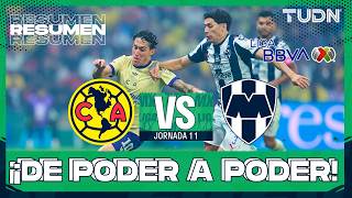 RESUMEN Y GOLES I América vs Monterrey | Liga MX - Jornada 11 Apertura 2026 | TUDN