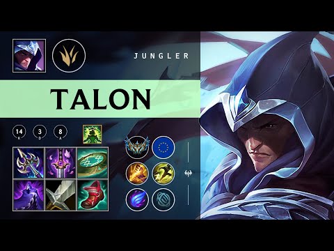 Talon Jungle vs Jarvan IV - EUW Challenger Patch 26.02