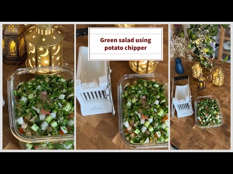 How to make green salad , How to make green salad using salad maker , Best salad maker #salad #food