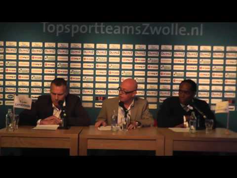 Persconferentie Landstede Basketbal - SPM Shoeters (10 mei 2015)