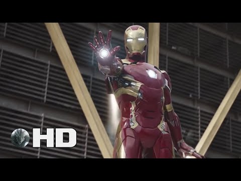 Iron Man vs. Wanda & Hawkeye - THE FIRST AVENGER: CIVIL WAR (2016) | Movie Clip HD