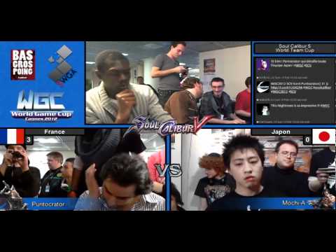 WGC2K12 - Soulcalibur V World Team - 1/2 - France Vs Japan