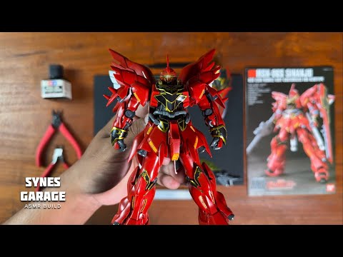 Sinanju High Grade 1/144 | ASMR BUILD | Bandai | Gundam UC