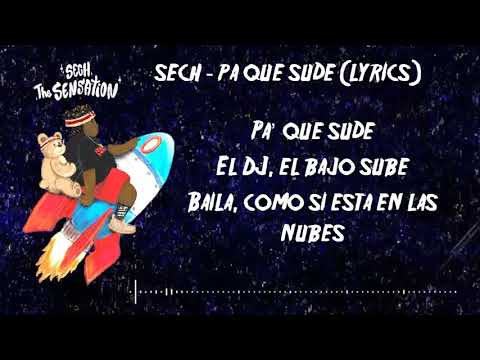 Sech - Pa Que Sude (Video Lyrics)