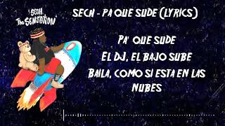 Sech - Pa Que Sude (Video Lyrics)