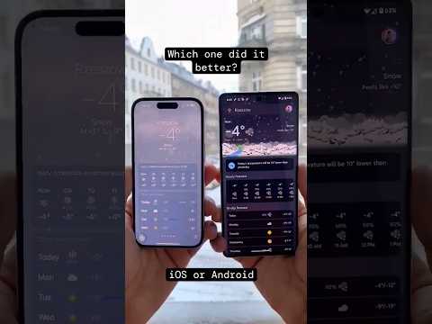 Show Animation in the Weather App by @zaheen73 Pixel (Android 14) or iPhone (iOS 17). #androidapp