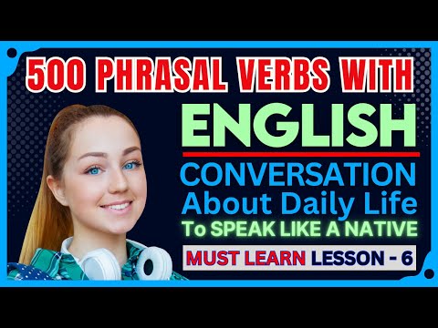 Phrasal Verbs With Daily English Conversation L 2  English Conversation Learn English Vocab 