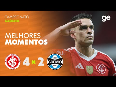Gols e lances de Internacional x Grêmio