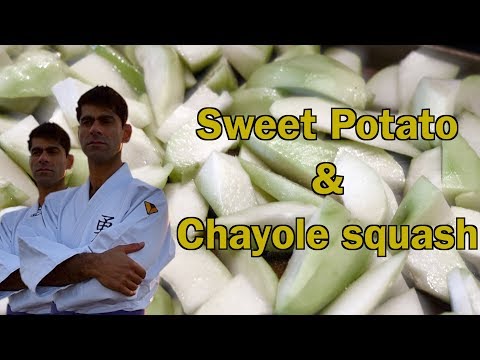Chayote Recipes - Sweet Potato & Chayote Quash - Gracie Diet